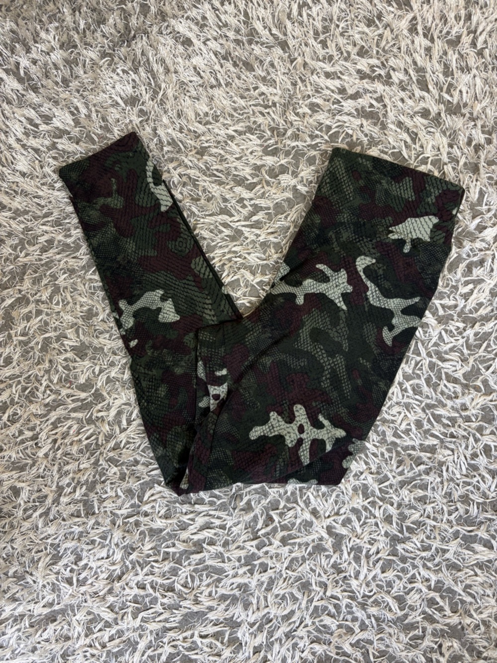 NOBO No Boundaries Leggings Casual Pants Girls Size L (11-13) Green Camo Soft